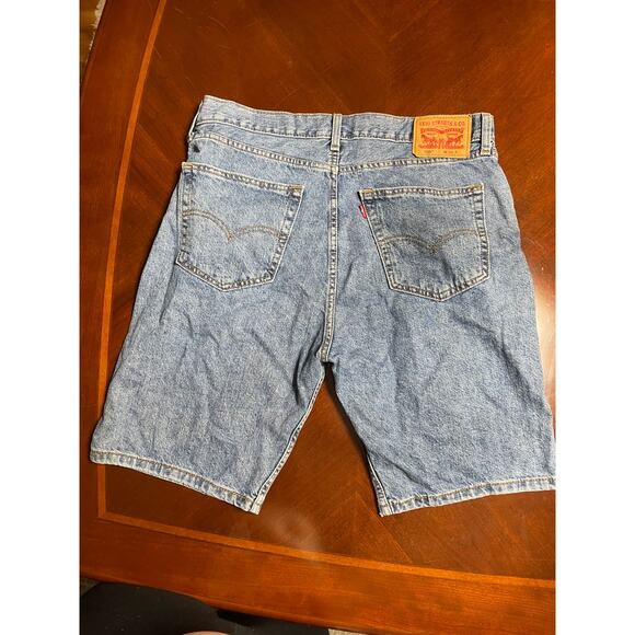 Vintage Levi Straus & Co Mens Sz 36 Jeans Shorts Denim Medium Wash Bermuda 505 - Picture 2 of 8